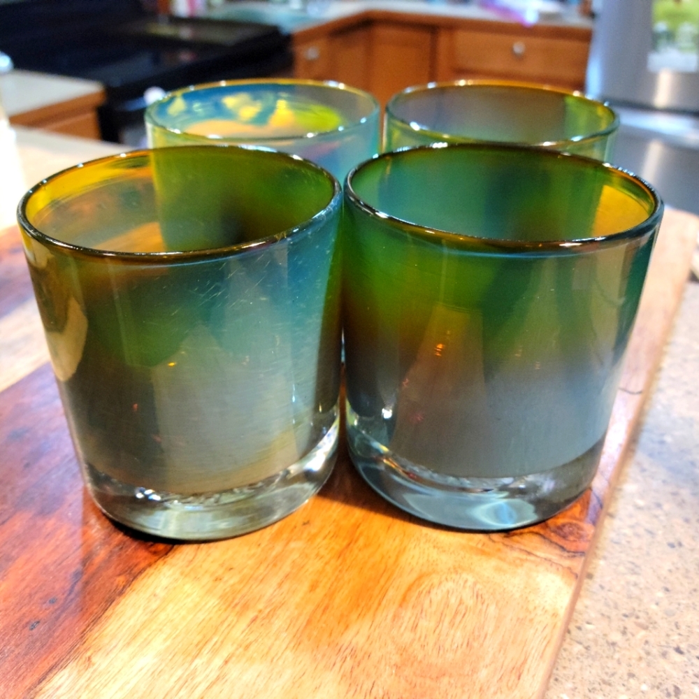 Glassybaby Hudson Whiskey Rockers (4)